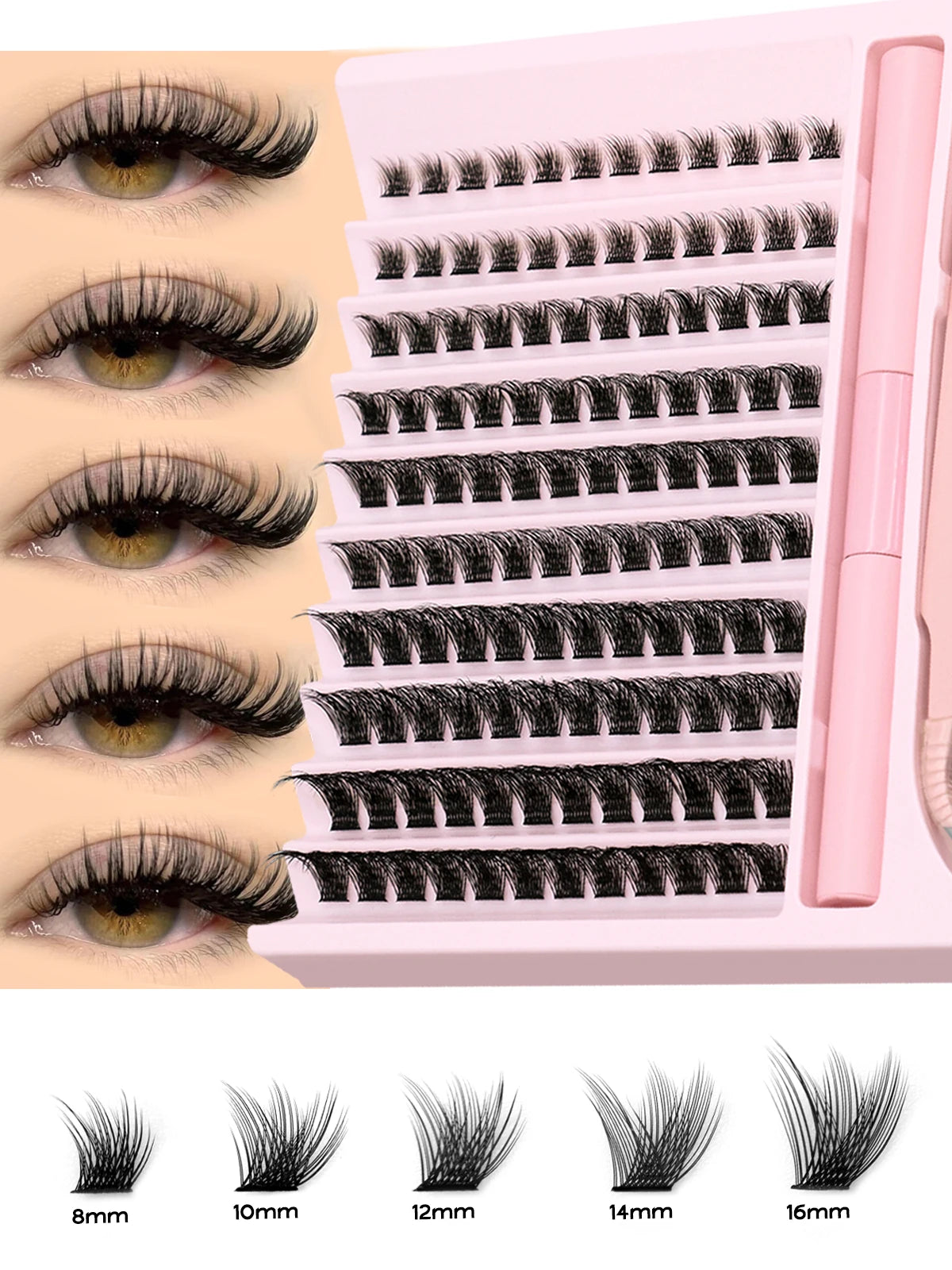 GROINNEYA Eyelash Extension Kit