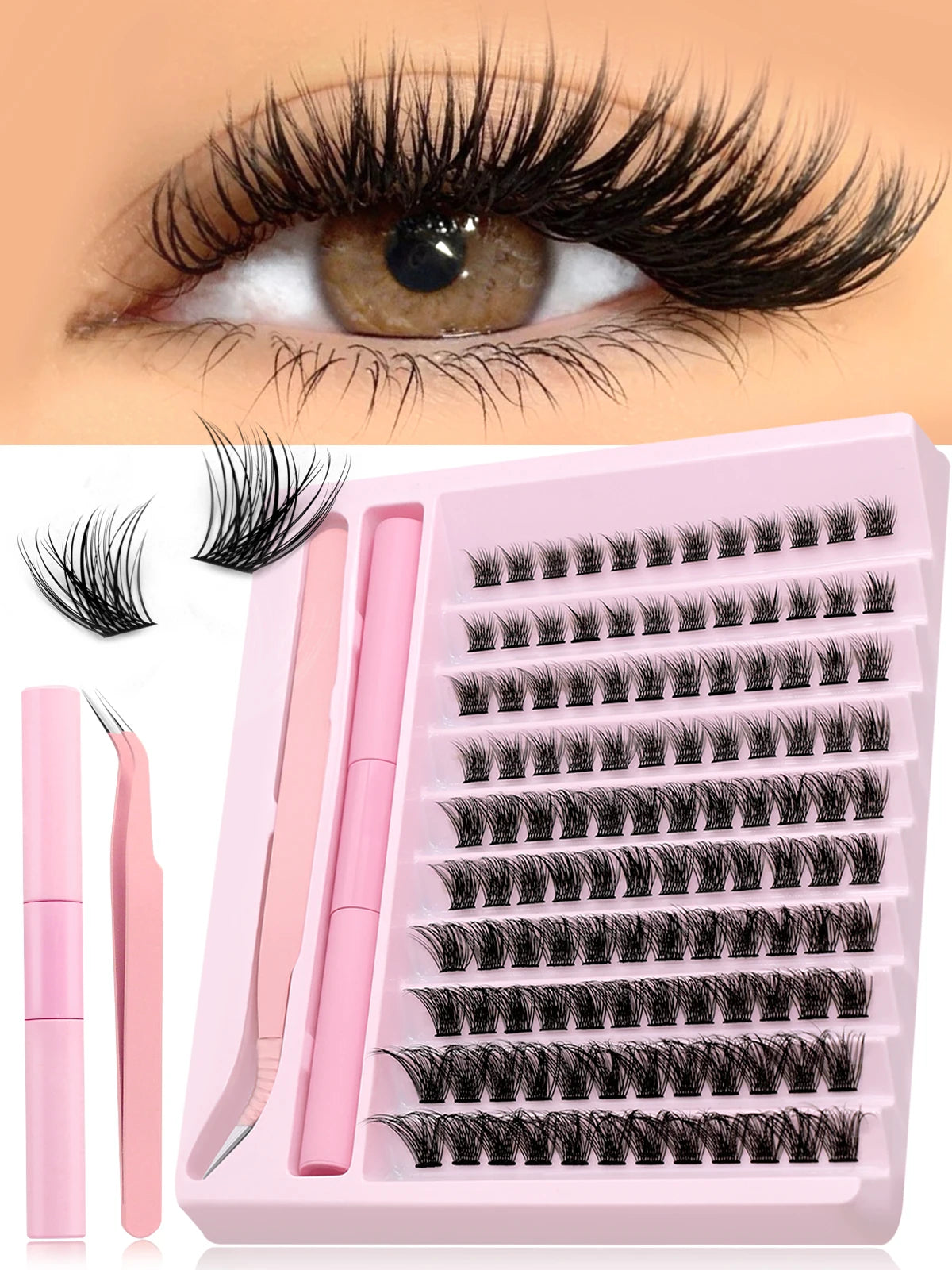 GROINNEYA Eyelash Extension Kit